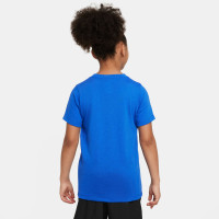 T-shirt hybride Nike Dry Park 20 pour enfants bleu blanc