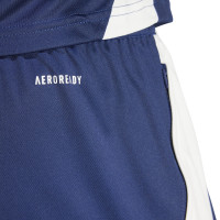adidas Tiro 24 Short d'Entraînement Bleu Foncé Blanc