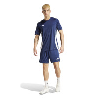 adidas Tiro 24 Short d'Entraînement Bleu Foncé Blanc