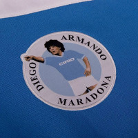 COPA Maradona x Naples 1984 Veste d'Entraînement Rétro Bleu Clair Blanc