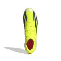 adidas X Crazyfast Elite Gazon Artificiel Chaussures de Foot (AG) Jaune Vif Noir Blanc