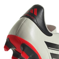 adidas Copa Pure 2 Club Gazon Naturel Gazon Artificiel Chaussures de Foot (MG) Blanc Noir Rouge