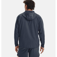 Under Armour Unstoppable Trainingsjack Hooded Donkergrijs Zwart