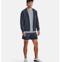 Under Armour Unstoppable Trainingsjack Hooded Donkergrijs Zwart