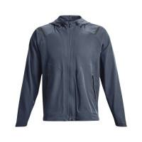 Under Armour Unstoppable Trainingsjack Hooded Donkergrijs Zwart