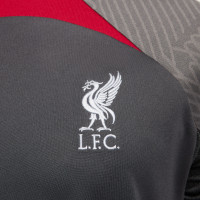 Nike Liverpool Strike Maillot d'Entrâinement 2023-2024 Gris Foncé Gris Rouge