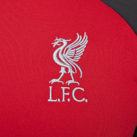 Nike Liverpool Strike Haut d'Entraînement 1/4-Zip 2023-2024 Rouge Gris Foncé Gris