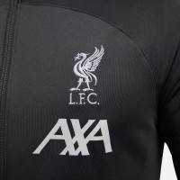 Nike Liverpool Strike Trainingspak Full-Zip Hooded 2023-2024 Donkergrijs
