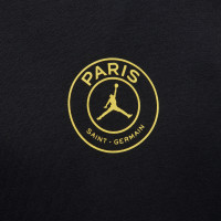 Nike Paris Saint-Germain X Jordan Fleece Sweat à Capuche 2023-2024 Noir Vert Foncé