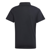 adidas Tiro 24 Competition Polo Kids Zwart Donkergrijs