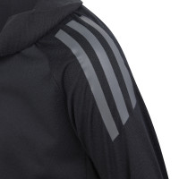 adidas Tiro 24 Competition Polo Kids Zwart Donkergrijs