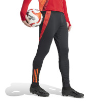 adidas Tiro 24 Competition Trainingsbroek Zwart Rood Oranje