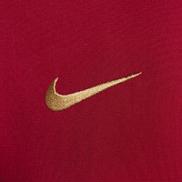 Nike FC Barcelone Strike Survêtement Full-Zip 2023-2024 Bordeaux Bleu Foncé Doré