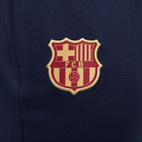 Nike FC Barcelona Strike Trainingspak Full-Zip 2023-2024 Bordeauxrood Donkerblauw Goud