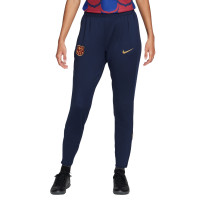 Nike FC Barcelone Strike Survêtement 1/4-Zip 2023-2024 Femmes Bordeaux Bleu Foncé Doré