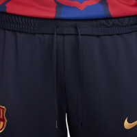 Nike FC Barcelone Strike Pantalon d'Entraînement 2023-2024 Femmes Bleu Foncé Doré Bordeaux