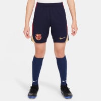 Nike FC Barcelone Strike Short d'Entraînement 2023-2024 Enfants Bleu Foncé Bordeaux Doré