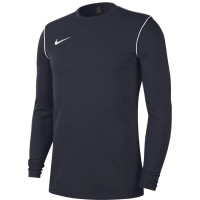 Nike Park 20 Crew Sweater Kids Donkerblauw Wit