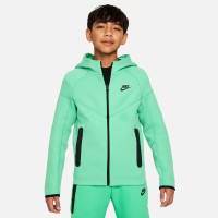 Nike Tech Fleece Sportswear Survêtement Enfants Vert Vif Noir