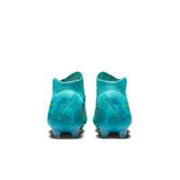 Nike Phantom Luna II Elite Gazon Naturel Chaussures de Foot (FG) Turquoise Vert Clair Multicolore