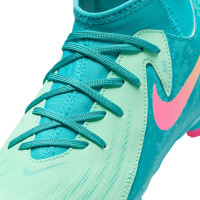 Nike Phantom Luna II Academy Gazon Naturel Gazon Artificiel Chaussures de Foot (MG) Enfants Turquoise Vert Clair Multicolore
