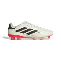adidas Copa Pure 2 Elite Gazon Naturel Chaussures de Foot (FG) Blanc Noir Rouge