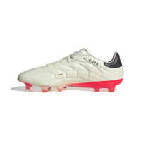 adidas Copa Pure 2 Elite Gazon Naturel Chaussures de Foot (FG) Blanc Noir Rouge
