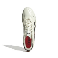 adidas Copa Pure 2 Elite Gazon Naturel Chaussures de Foot (FG) Blanc Noir Rouge