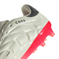 adidas Copa Pure 2 Elite Gazon Naturel Chaussures de Foot (FG) Blanc Noir Rouge