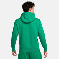 Survêtement polaire à capuche Nike Sportswear Club, vert et blanc