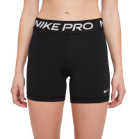 Nike Pro 365 Korte Sportlegging Dames Zwart Wit Voetbalshop.be