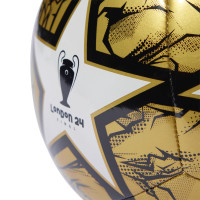 adidas Champions League Club Ballon de Foot Blanc Doré Noir