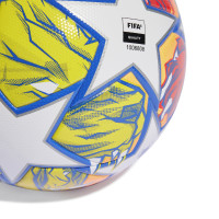 adidas Champions League League Ballon de Foot Taille 5 2023-2024 Blanc Bleu Jaune Rouge