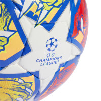 adidas Champions League Pro Ballon de Foot en Salle Taille 4 Blanc Bleu Jaune Rouge