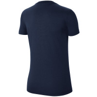 Nike Park 20 Hybride T-shirt Dames Donkerblauw Wit