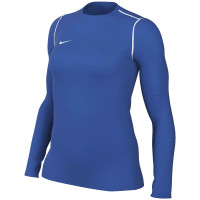 Pull Haut d'Entraînement Nike Park 20 pour Femme, bleu et blanc