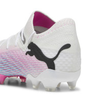 PUMA Future 7 Ultimate Gras / Kunstgras Voetbalschoenen (MG) Wit Roze Zwart