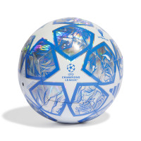 adidas Champions League Training Ballon de Football Taille 5 Blanc Bleu Argenté