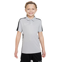 Nike Dri-FIT Academy 23 Polo Enfants Gris Noir Blanc