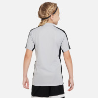 Nike Dri-FIT Academy 23 Polo Enfants Gris Noir Blanc