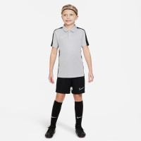 Nike Dri-FIT Academy 23 Polo Enfants Gris Noir Blanc
