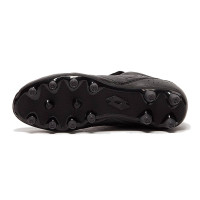 Chaussures de football Lotto Stadio 200 Gras (FG) noires