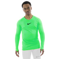 Nike Dri-FIT Park Ondershirt Lange Mouwen Felgroen