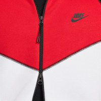 Nike Tech Fleece Sportswear Vest Wit Zwart Rood