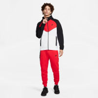 Nike Tech Fleece Sportswear Survêtement Rouge Blanc Noir