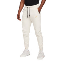 Nike Tech Fleece Sportswear Pantalon de Jogging Blanc Noir Doré