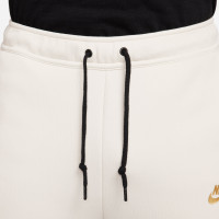 Nike Tech Fleece Sportswear Pantalon de Jogging Blanc Noir Doré