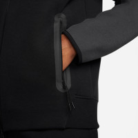 Nike Tech Fleece Sportswear Vest Zwart Grijs Felrood