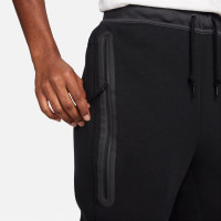 Nike Tech Fleece Sportswear Pantalon de Jogging Noir Gris Rouge Vif