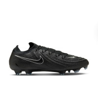 Nike Phantom GX II Elite Gras Voetbalschoenen (FG) Zwart Donkergrijs